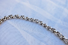 Load image into Gallery viewer, Heavy Antique 800 German Silver Vintage Woven Rolo Chain