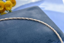 Load image into Gallery viewer, Antique Sterling Silver Vintage Fancy Twisted Shimmery Chain