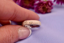 Load image into Gallery viewer, Hidalgo 18k White Gold Blush Pink Heart Enamel Ring