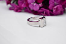 Load image into Gallery viewer, Authentic 18K White Gold Chopard Animated Moveable Happy Diamond Icons Ring