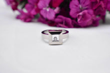 Load image into Gallery viewer, Authentic 18K White Gold Chopard Animated Moveable Happy Diamond Icons Ring