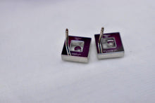 Load image into Gallery viewer, Authentic 18K White Gold Chopard Animated Moveable Happy Diamond Icons Earrings