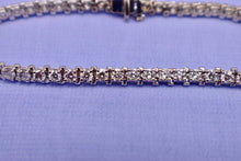 Load image into Gallery viewer, 14K White Gold Vintage Round 5.20cts Diamond Tennis Bracelet