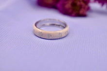 Load image into Gallery viewer, Hidalgo 18k White Gold Blush Pink Heart Enamel Ring