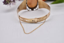 Load image into Gallery viewer, Vintage 12 Karat Solid Gold Rebecca At The Well Countryside Antique Cameo Bracelet