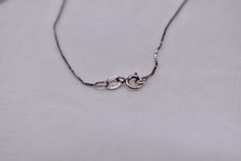 Load image into Gallery viewer, 14K White Gold Vintage Diamond Double Heart Necklace