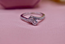 Load image into Gallery viewer, Ever Us 14K White Gold 0.74cts Two Stone Diamond Ring
