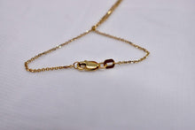 Load image into Gallery viewer, 14K Yellow Gold Vintage Tear Drop Shape Ballerina Halo Statement Diamond Necklace