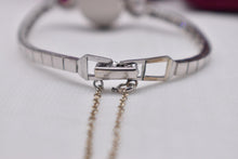 Load image into Gallery viewer, Antique Art Deco 14K White Gold Diamond 17 Jewels Benedict Movement Wrist Watch