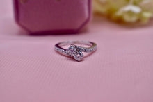 Load image into Gallery viewer, Ever Us 14K White Gold 0.74cts Two Stone Diamond Ring