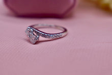 Load image into Gallery viewer, Ever Us 14K White Gold 0.74cts Two Stone Diamond Ring