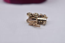 Load image into Gallery viewer, Vintage 10K Yellow Gold Animated Train Charm