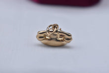 Load image into Gallery viewer, 14K Yellow Gold Rotary Animated I Love U Phone Vintage Charm or Pendant