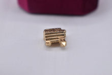 Load image into Gallery viewer, Vintage 1950s 14k Yellow Gold Animated Wedding Chapel Charm With Bride & Groom Inside