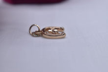 Load image into Gallery viewer, Vintage 14K Yellow Gold Horseshoe Clover Luck Charm