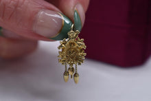 Load image into Gallery viewer, Vintage 14k Gold Animated 3D Cuckoo Clock Charm
