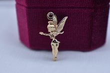 Load image into Gallery viewer, Vintage Disney 14K Yellow Gold Tinker Bell Charm