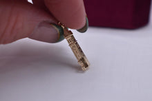 Load image into Gallery viewer, Vintage 14K Yellow Gold UC Berkeley Clock Charm