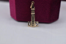 Load image into Gallery viewer, Vintage 14K Yellow Gold UC Berkeley Clock Charm