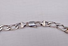 Load image into Gallery viewer, Beautiful Vintage Authentic Pre Loved TCO Sterling Silver and 18K Yellow Gold 16" Curb Link Necklace