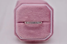 Load image into Gallery viewer, Vintage Art Deco 18K White Gold Single Cut Diamond Channel Set Band