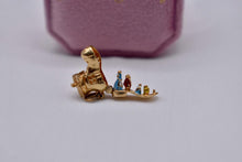 Load image into Gallery viewer, Vintage 14k Yellow Gold Animated Shoe House Family Charm