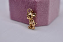 Load image into Gallery viewer, Vintage Disneyland Walt Disney Productions 14K Yellow Gold Mickey Mouse 3D Charm