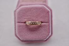 Load image into Gallery viewer, Vintage 14K Yellow Gold Channel Set 0.50cts Diamond Wedding Band