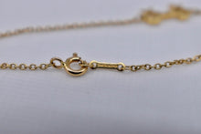 Load image into Gallery viewer, Pre Loved Authentic TCO Paloma Picasso Classic 18K Yellow Gold Double Loving Heart Diamond Dainty Bracelet