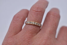Load image into Gallery viewer, Vintage 14K Yellow Gold Channel Set 0.40cts Diamond Wedding Band