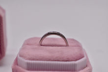 Load image into Gallery viewer, Vintage 14K White Gold Channel Set 0.30cts Natural Baguette & Round Diamond Wedding Band