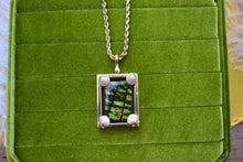 Load image into Gallery viewer, 14K Solid Yellow Gold Rare AA/A+ Grade Heavy Opalized Ammolite Fossil Necklace