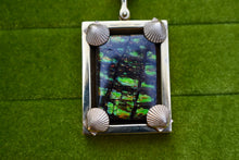 Load image into Gallery viewer, 14K Solid Yellow Gold Rare AA/A+ Grade Heavy Opalized Ammolite Fossil Necklace