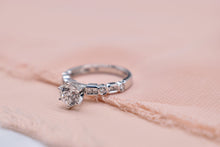 Load image into Gallery viewer, Diamond Engagement Ring GIA Certified 1.68cts 18K White Gold