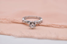 Load image into Gallery viewer, Diamond Engagement Ring GIA Certified 1.68cts 18K White Gold