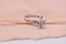 Load image into Gallery viewer, Diamond Engagement Ring GIA Certified 1.68cts 18K White Gold