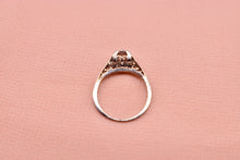 Load image into Gallery viewer, Vintage 18K White Gold Art Deco Old European Cut Diamond Engagement Ring