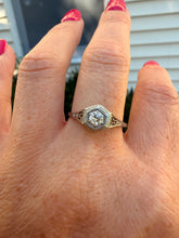 Load image into Gallery viewer, Reserved listing, first payment for two Vintage Art Deco Old European Cut Diamond Rings
