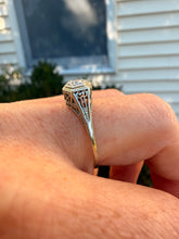 Load image into Gallery viewer, Reserved listing, first payment for two Vintage Art Deco Old European Cut Diamond Rings

