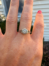Load image into Gallery viewer, Reserved listing, first payment for two Vintage Art Deco Old European Cut Diamond Rings
