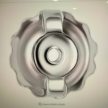 Load image into Gallery viewer, Three 14 karat white gold Threaded Earring Backings
