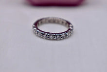 Load image into Gallery viewer, 14K White Gold Vintage 2.00cts Natural Diamond Eternity Band

