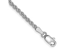 Load image into Gallery viewer, Reserved Listing Brand new 14k white gold 2mm Spiga Chain

