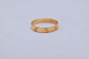 Cartier 18k Yellow Gold Love Classic Ring