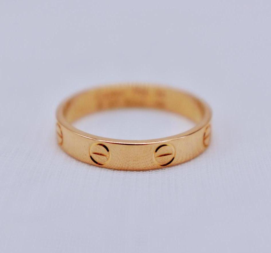 Cartier 18k Yellow Gold Love Classic Ring