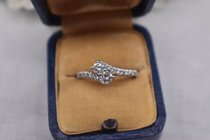 Ever Us 14K White Gold Two Stone Diamond Ring