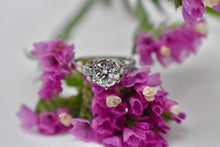 Load image into Gallery viewer, Reserved Listing for Three Items Platinum 1.20cts Old European Cut Diamond Ring, Art Deco Diamond Band, &amp; Illusion Art Deco Diamond Ring
