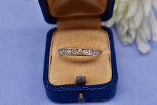 Load image into Gallery viewer, Vintage 14K Yellow Gold Channel Set Diamond Wedding Band
