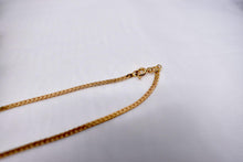 Load image into Gallery viewer, Vintage 14K Yellow Gold Solid Herringbone 20&quot; Chain
