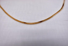 Load image into Gallery viewer, Vintage 14K Yellow Gold Solid Herringbone 20&quot; Chain
